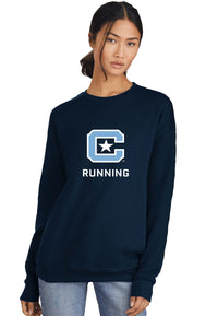 Load image into Gallery viewer, The Citadel, C Star, Club Sport - Running, BELLA+CANVAS ® Unisex Sponge Fleece Drop Shoulder Sweatshirt- Navy
