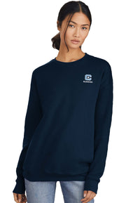 Load image into Gallery viewer, The Citadel, C Star, Club Sport - Running, Embroidered BELLA+CANVAS ® Unisex Sponge Fleece Drop Shoulder Sweatshirt- NAvy
