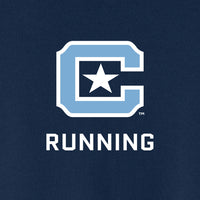 Load image into Gallery viewer, The Citadel, C Star, Club Sport - Running, BELLA+CANVAS ® Unisex Sponge Fleece Drop Shoulder Sweatshirt- Navy
