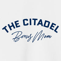 Load image into Gallery viewer, The Citadel, Bonus Mom Women’s V-Neck T-Shirt - White

