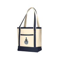 Load image into Gallery viewer, The Citadel, Spike Logo, Medium Cotton Canvas Boat Tote
