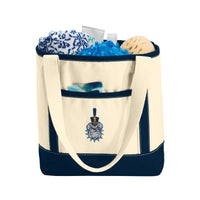 Load image into Gallery viewer, The Citadel, Spike Logo, Medium Cotton Canvas Boat Tote
