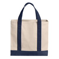 Load image into Gallery viewer, The Citadel, Club Sports - Lacrosse, Port Authority® Cotton Canvas Two-Tone Tote
