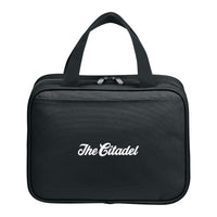 Load image into Gallery viewer, The Citadel, Script, Port Authority® Matte Oxford Hanging Travel Case - Black
