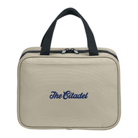 Load image into Gallery viewer, The Citadel, Script, Port Authority® Matte Oxford Hanging Travel Case - Sahara
