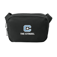 Load image into Gallery viewer, The Citadel, C Star, Port Authority® Matte Dual-Compartment Crossbody - Black
