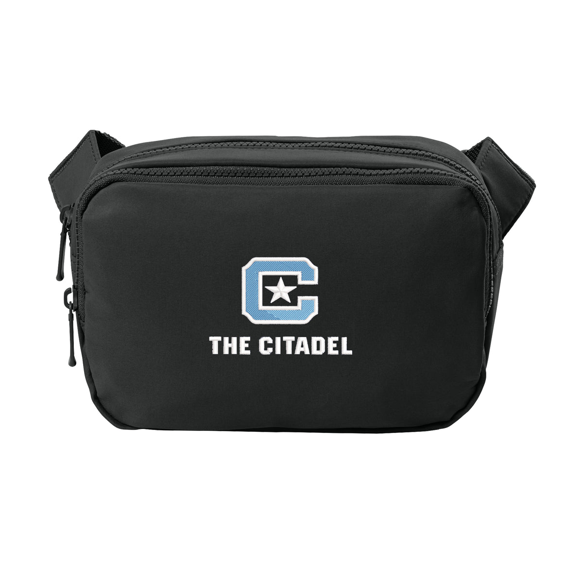 The Citadel, C Star, Port Authority® Matte Dual-Compartment Crossbody - Black