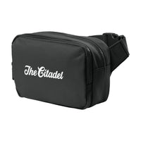 Load image into Gallery viewer, The Citadel Script, Port Authority® Matte Dual-Compartment Crossbody - Black
