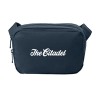 Load image into Gallery viewer, The Citadel Script, Port Authority® Matte Dual-Compartment Crossbody - Navy
