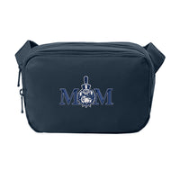 Load image into Gallery viewer, The Citadel, Mom Spike, Port Authority® Matte Dual-Compartment Crossbody - Navy
