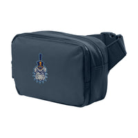 Load image into Gallery viewer, The Citadel, Spike, Port Authority® Matte Dual-Compartment Crossbody - Navy
