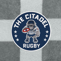Load image into Gallery viewer, The Citadel, Club Sport - Rugby, Rugby Spike, Small Ultra Plush Blanket
