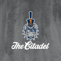 Load image into Gallery viewer, The Citadel, Spike, Port Authority® Plush Poncho - Gray
