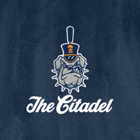 Load image into Gallery viewer, The Citadel, Spike, Port Authority® Plush Poncho - Navy
