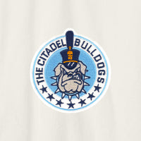 Load image into Gallery viewer, The Citadel, Bulldogs and Stars, Port Authority® Plush Poncho - White
