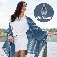 Load image into Gallery viewer, The Citadel, Spike Logo, Cali Throw
