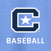 Load image into Gallery viewer, 18500 The Citadel Block C Star logo, Sports - Baseball,  Heavy Blend™ Hooded Unisex Sweatshirt Carolina Blue
