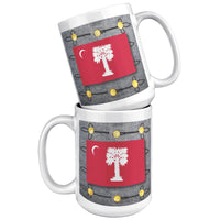Load image into Gallery viewer, The Citadel, Big Red with Full Dress background 15oz Mug
