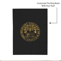 Load image into Gallery viewer, The Citadel, Customized Ring Bezel with &quot;Your Year&quot;, Velveteen Plush Blanket
