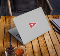 Load image into Gallery viewer, The Citadel Burgee, Sports Club-Sailing, Sticker
