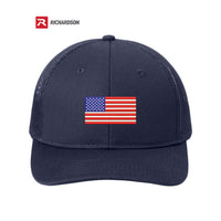 Load image into Gallery viewer, U.S. Flag, Richardson - Snapback Trucker Cap - Navy

