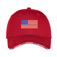 Load image into Gallery viewer, The Citadel, Citadel Club, Summerville, Port Authority® Americana Flag Sandwich Cap - Red
