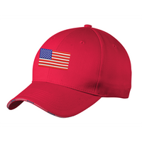 Load image into Gallery viewer, The Citadel, Citadel Club, Summerville, Port Authority® Americana Flag Sandwich Cap - Red
