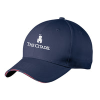 Load image into Gallery viewer, The Citadel, Citadel Club, Summerville, Port Authority® Sandwich Bill Cap with Striped Closure - Navy
