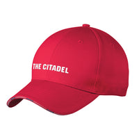 Load image into Gallery viewer, The Citadel, Port Authority® Americana Flag Sandwich Bill Cap - Red
