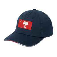 Load image into Gallery viewer, The Citadel, Citadel Club, Summerville, Port Authority® Sandwich Bill Cap with Striped Closure - Navy
