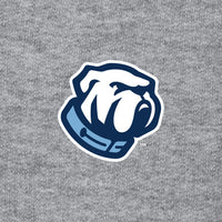 Load image into Gallery viewer, The Citadel, Bulldog, Port &amp; Co™ Infant Core Fleece Full-Zip Hooded Sweatshirt - Gray
