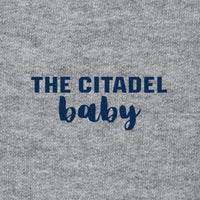 Load image into Gallery viewer, The Citadel Baby, Port &amp; Co™ Infant Core Fleece Full-Zip Hooded Sweatshirt - Gray
