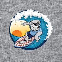 Load image into Gallery viewer, The Citadel, Spike Surfing, Port &amp; Co™ Infant Core Fleece Full-Zip Hooded Sweatshirt - Gray
