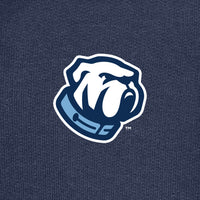 Load image into Gallery viewer, The Citadel, Bulldog, Port &amp; Co™ Infant Core Fleece Full-Zip Hooded Sweatshirt - Navy
