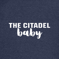Load image into Gallery viewer, The Citadel Baby, Port &amp; Co™ Infant Core Fleece Full-Zip Hooded Sweatshirt - Navy
