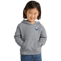 Load image into Gallery viewer, The Citadel, Bulldog, Port &amp; Co™ Toddler Core Fleece Pullover Hooded Sweatshirt - Gray
