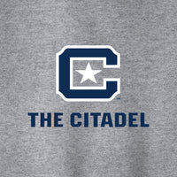 Load image into Gallery viewer, The Citadel, C Star, Port &amp; Co™ Toddler Core Fleece Pullover Hooded Sweatshirt - Gray
