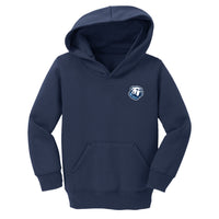 Load image into Gallery viewer, The Citadel, Bulldog, Port &amp; Co™ Toddler Core Fleece Pullover Hooded Sweatshirt - Navy
