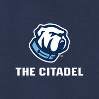 Load image into Gallery viewer, The Citadel Bulldog, Port &amp; Co™ Toddler Core Fleece Pullover Hooded Sweatshirt - Navy
