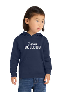 Load image into Gallery viewer, The Citadel, Junior Bulldog, Port &amp; Co™ Toddler Core Fleece Pullover Hooded Sweatshirt - Navy
