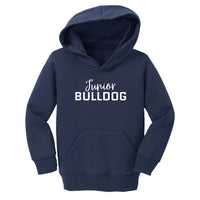 Load image into Gallery viewer, The Citadel, Junior Bulldog, Port &amp; Co™ Toddler Core Fleece Pullover Hooded Sweatshirt - Navy

