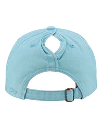 Load image into Gallery viewer, The Citadel, Script, Women&#39;s Pigment-Dyed with Fashion Undervisor Cap Carolina Blue
