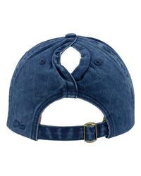 Load image into Gallery viewer, The Citadel, Script, Women&#39;s Pigment-Dyed with Fashion Undervisor Cap Navy
