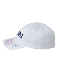 Load image into Gallery viewer, The Citadel, Mom Spike, Women&#39;s Pigment-Dyed with Fashion Undervisor Cap White
