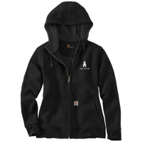 Load image into Gallery viewer, The Citadel, Barracks, Carhartt® Women’s Clarksburg Full-Zip Hoodie - Black
