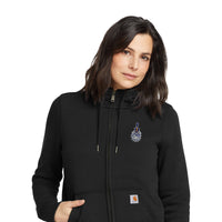 Load image into Gallery viewer, The Citadel, Spike, Carhartt® Women’s Clarksburg Full-Zip Hoodie - Black
