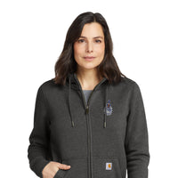 Load image into Gallery viewer, The Citadel, Spike, Carhartt® Women’s Clarksburg Full-Zip Hoodie - Grey
