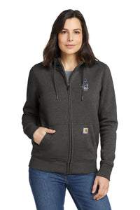 Load image into Gallery viewer, The Citadel, Spike, Carhartt® Women’s Clarksburg Full-Zip Hoodie - Grey

