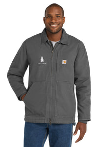 Load image into Gallery viewer, The Citadel, Barracks, Carhartt® Sherpa-Lined Coat - Grey
