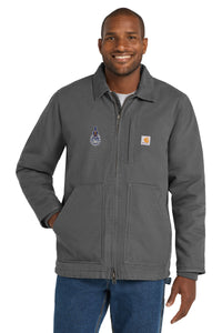 Load image into Gallery viewer, The Citadel, Spike, Carhartt® Sherpa-Lined Coat - Grey
